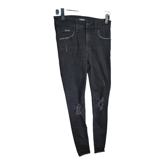 Distressed Black Jeans - Picture 1 of 4